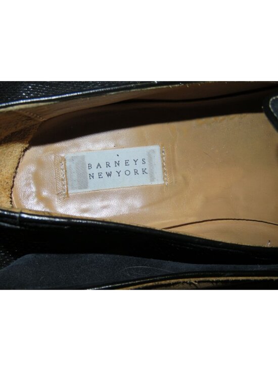 Barney\'s New York Italian Suede Leather tassel embellished loafers 9.5 Vintage main image 8